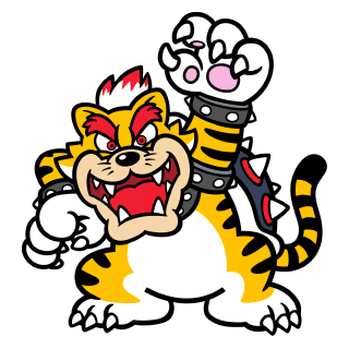 Meowser stamp from Super Mario 3D World   Bowser's Fury.