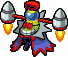 Dark Fawful with his Vacuum Helmet Jetpack from Mario & Luigi: Bowser's Inside Story.