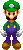 Luigi's forward facing sprite in Mario & Luigi: Dream Team