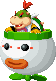 Bowser Jr. in his Junior Clown Car in Mario & Luigi: Paper Jam.