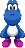 A Blue Yoshi from Mario & Luigi: Superstar Saga   Bowser's Minions