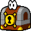 Trashure's battle sprite, from Mario & Luigi: Bowser's Inside Story.