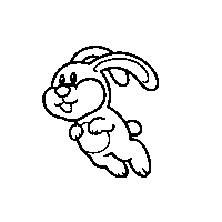 Rabbit Stamp from Super Mario 3D World.