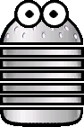 Sprite of a Zoing-Oing from Super Paper Mario.