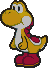 A Yellow Yoshi in Paper Mario.