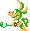 Lemmy's new sprites in Super Mario Maker 2