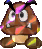 A Shiny Goomba from Paper Mario: Sticker Star