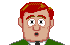 Sprite of a mayor or curator in MS-DOS version of Mario is Missing!.