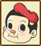 Icon for Koji Oishi, one of the famous people who created microgames for WarioWare: D.I.Y.