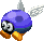 Sprite of a purple Para-Biddybud from Mario & Luigi: Bowser's Inside Story   Bowser Jr.'s Journey.