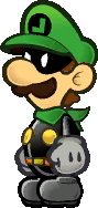 Sprite of Mr. L in Super Paper Mario.