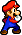 Mario under the "Super Strike" status effect