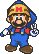 Sprite of Mario from Wrecking Crew '98.