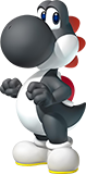 Official artwork of Black Yoshi.