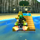 Koopa Troopa performing a trick.