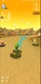 Luigi racing on SNES Choco Island 2 in the game's beta test