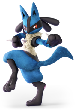 Lucario from Super Smash Bros. Ultimate