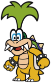 Iggy Koopa in Paper Mario: Color Splash.