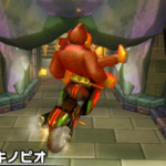 Donkey Kong performing a Trick in Mario Kart Wii