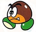 Artwork of a Goomba, from Super Mario World