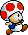 Toad from Super Mario USA.