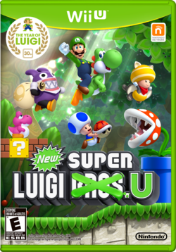 Final North American box art for New Super Luigi U