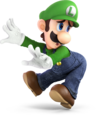 Artwork of Luigi from Super Smash Bros. Ultimate