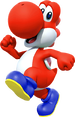 Red Yoshi from Mario Kart Tour