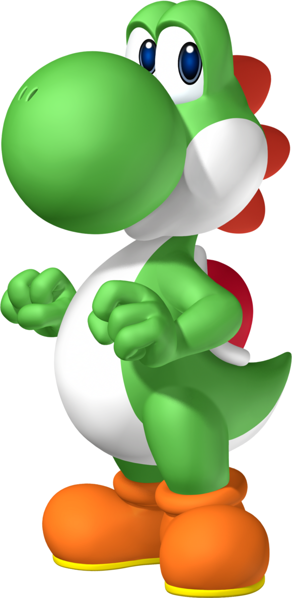 Artwork of Yoshi for Mario Party 8 (reused for Mario & Sonic at the Rio 2016 Olympic Games)