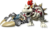 Artwork of Dry Bowser with his Standard Kart from Mario Kart Wii