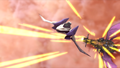 The Halberd fires at an Arwing