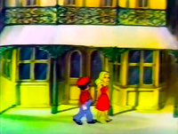 Mario and Pauline walking through New Orleans in the Saturday Supercade episode "Mississippi Madness"