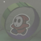 A Red Roller Guy from Paper Mario: Color Splash.