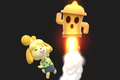 Isabelle's Lloid Trap in Super Smash Bros. Ultimate