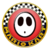 The icon of the Shy Guy Cup from Mario Kart Tour.