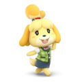 Isabelle's pose in super smash bros ultimate