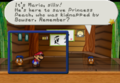 Lee (as Goombario) tattling Mario