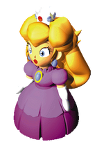 Artwork of Princess Toadstool from Super Mario RPG: Legend of the Seven Stars