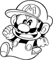 Side art of Mario Page 165