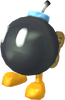 Rendered model of a Bob-omb from Super Mario Galaxy.