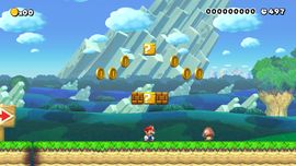 Ground level in Super Mario Maker