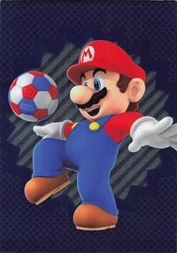 Mario sport card from the Super Mario Trading Card Collection