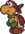 Sprite of Red Ninjakoopa, from Paper Mario.