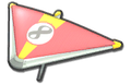 Thumbnail of Peach and Pink Mii's Super Glider (with 8 icon), in Mario Kart 8.