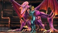 Zero Suit Samus and Ridley.