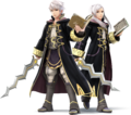 Male and female Robin's artwork in Super Smash Bros. for Nintendo 3DS / Wii U