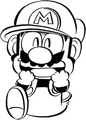 Side art of Mario Page 155