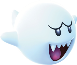 Artwork of a Boo in Mario Party Superstars