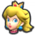 Peach's icon from Mario Kart Tour