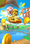 Flower Tour's Coin Rush from Mario Kart Tour